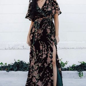 Baltic Born Uma Velvet Maxi Dress